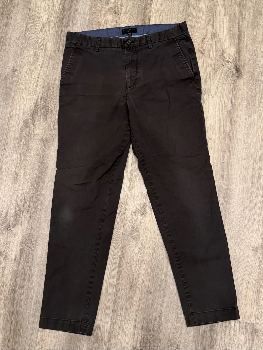 Banana Republic Gray Chino Pants 33x32 Slim Straight Fit - Picture 1 of 3